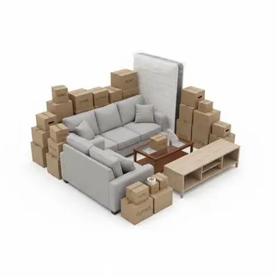 Around the size of a small bedroom. Good for 1–2 bedroom apartments.